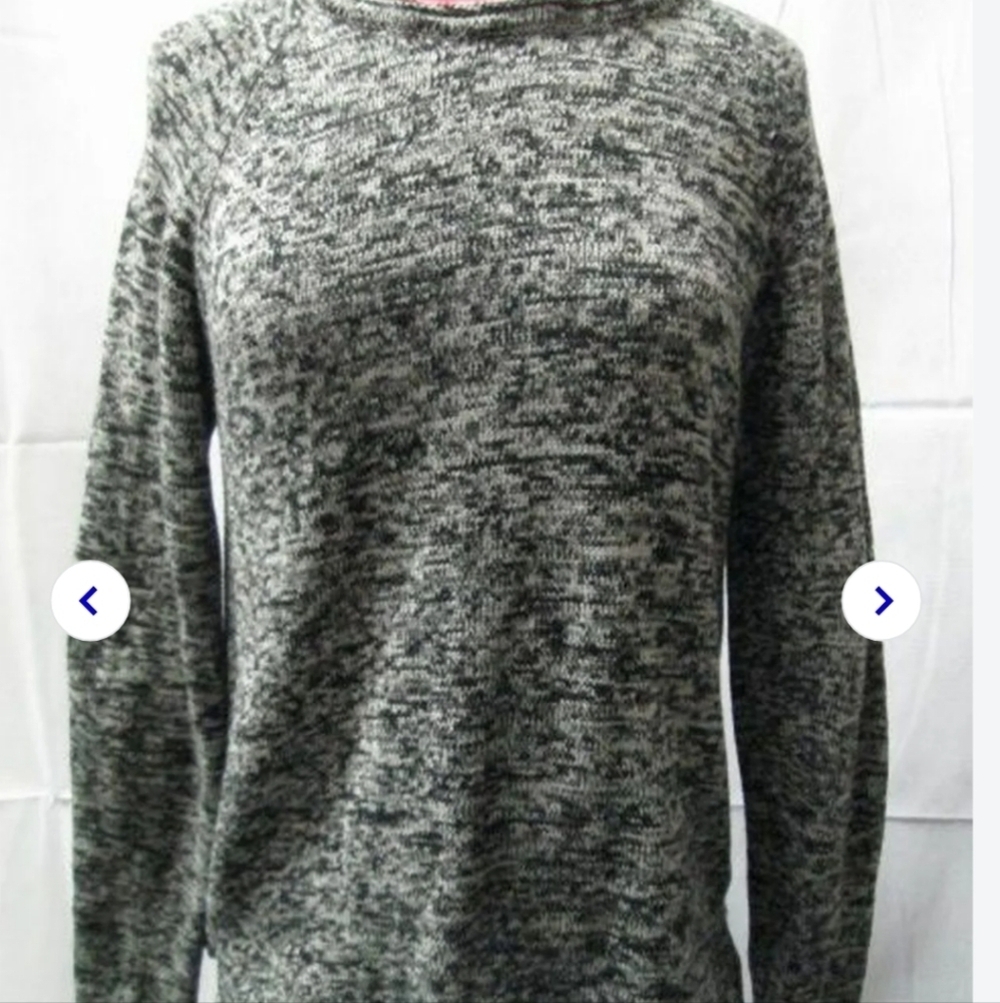 Jeanne Pierre blue and white sweater size XL